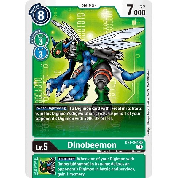 Image for Dinobeemon (EX1-041 U) (EX01) - Digimon Card Game