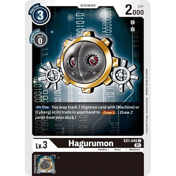 Image for Hagurumon (EX1-045 C) (EX01) - Digimon Card Game