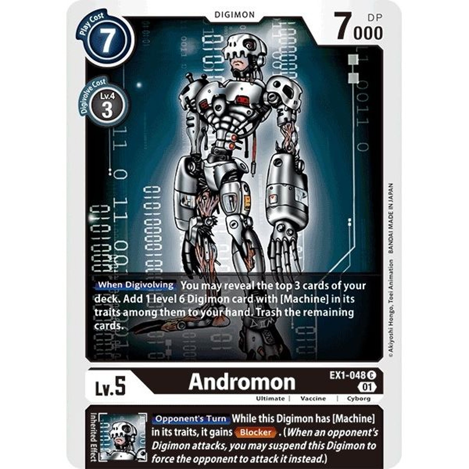 Image for Andromon (EX1-048 C) (EX01) - Digimon Card Game