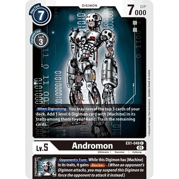 Image for Andromon (EX1-048 C) (EX01) - Digimon Card Game