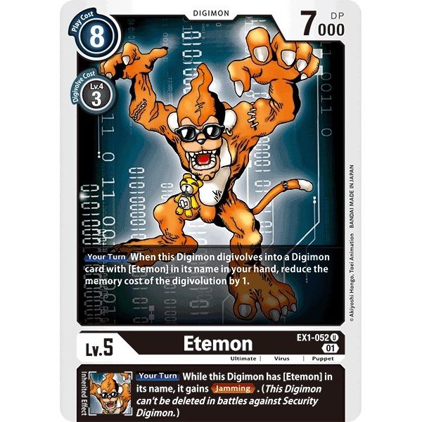 Image for Etemon (EX1-052 U) (EX01) - Digimon Card Game