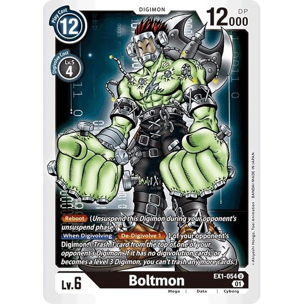 Image for Boltmon (EX1-054 U) (EX01) - Digimon Card Game