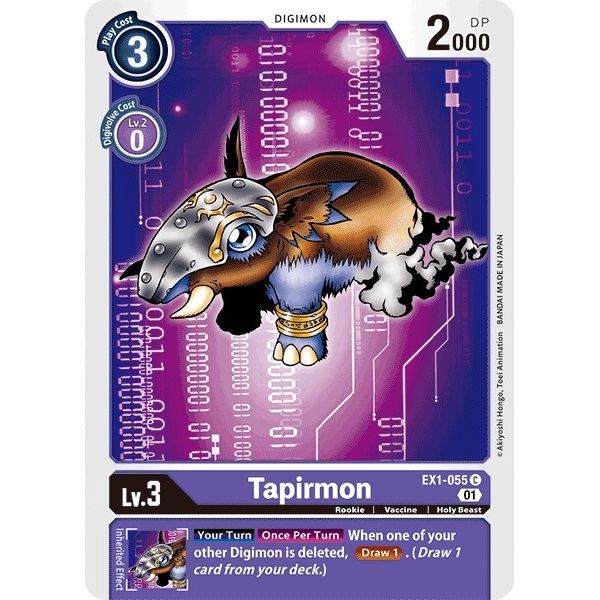 Image for Tapirmon (EX1-055 C) (EX01) - Digimon Card Game