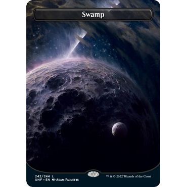 Image for Swamp (242) (Borderless) (242) (UNF) - Magic: The Gathering
