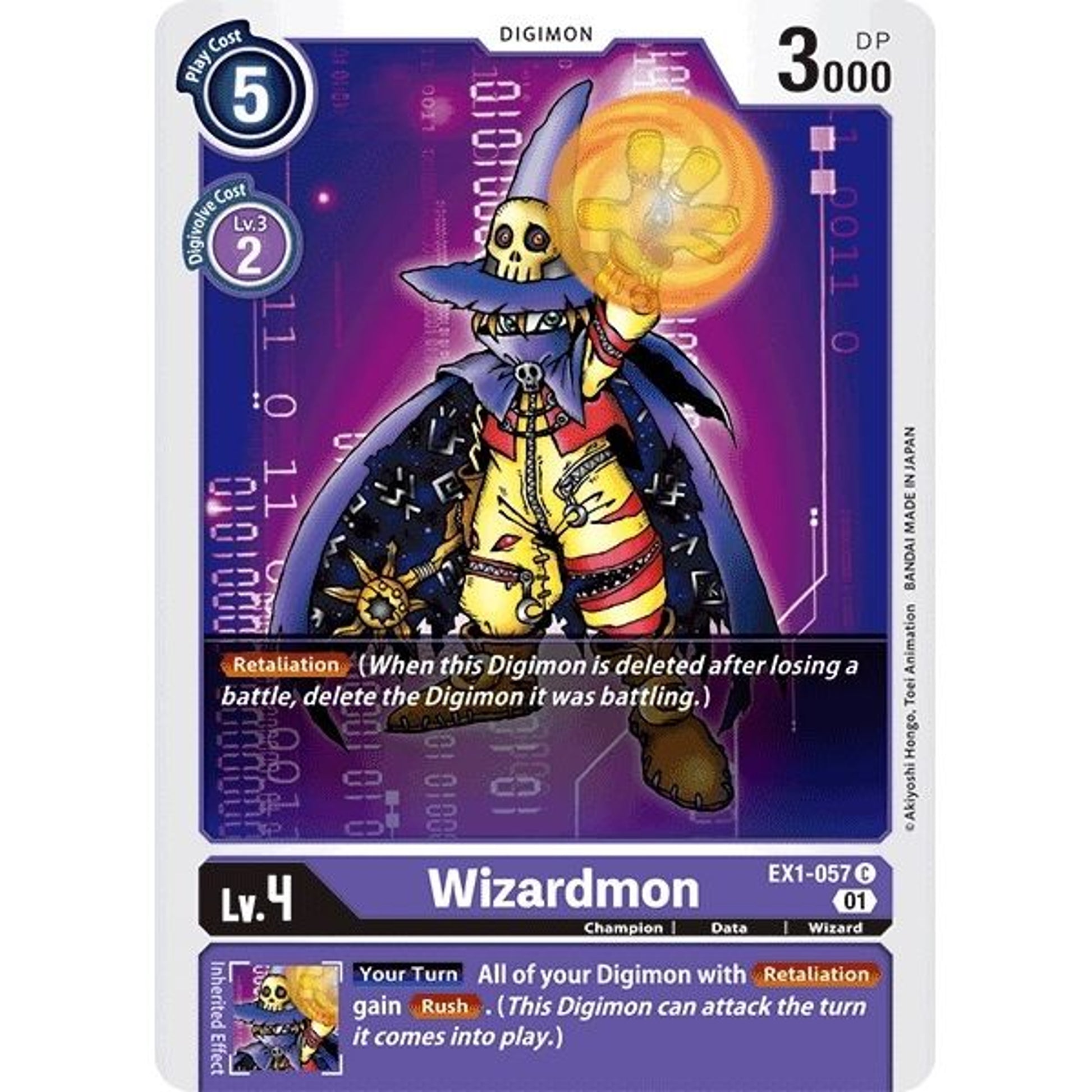 Image for Wizardmon (EX1-057 C) (EX01) - Digimon Card Game