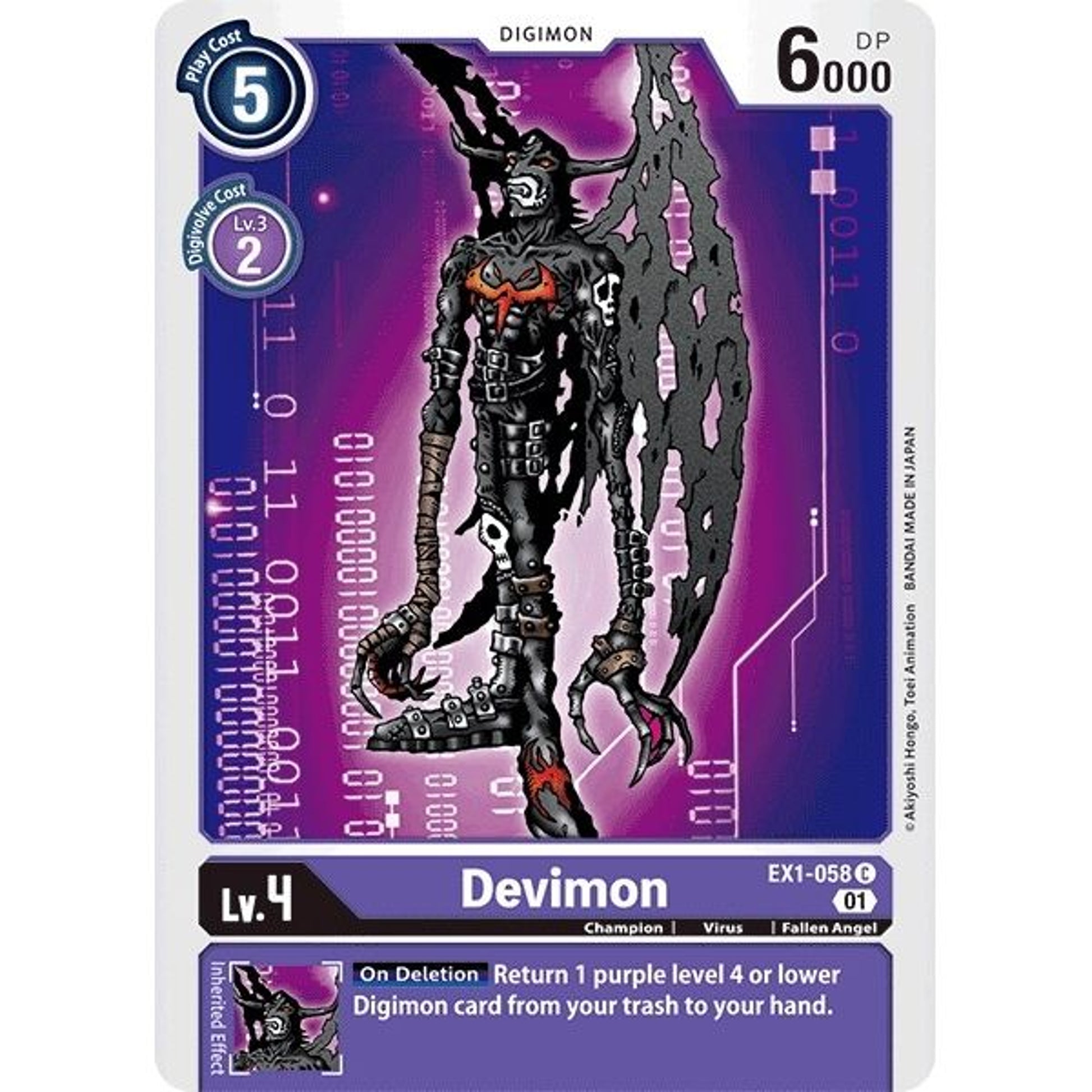 Image for Devimon (EX1-058 C) (EX01) - Digimon Card Game
