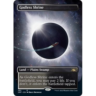 Image for Godless Shrine (Borderless) (282) (UNF) - Magic: The Gathering
