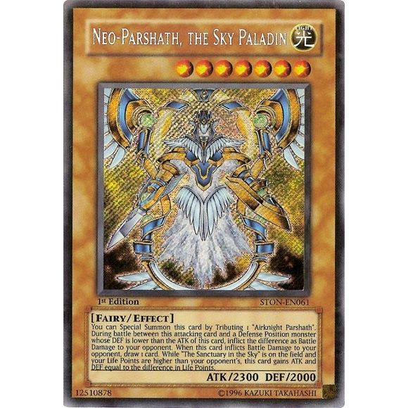 Image for Neo-Parshath, The Sky Paladin (STON-EN061) (STON) - YuGiOh