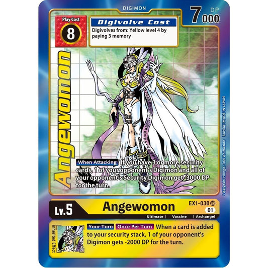 Image for Angewomon (Alternate Art) (EX1-030 SR) (EX01) - Digimon Card Game