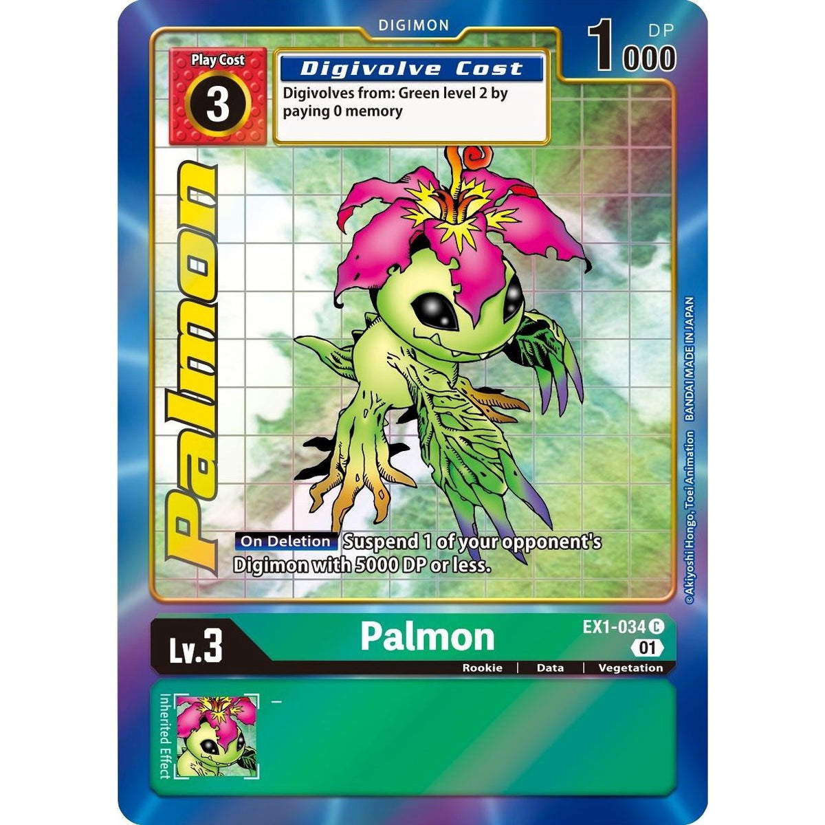 Image for Palmon (Alternate Art) (EX1-034 C) (EX01) - Digimon Card Game