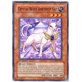 Image for Crystal Beast Amethyst Cat (FOTB-EN002) (FOTB) - YuGiOh