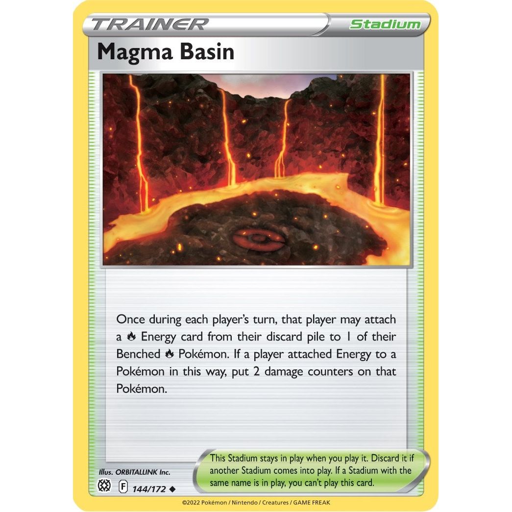 Image for Magma Basin (144/172) (SWSH09) - Pokemon