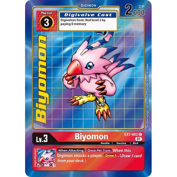 Image for Biyomon (Alternate Art) (EX1-002 C) (EX01) - Digimon Card Game