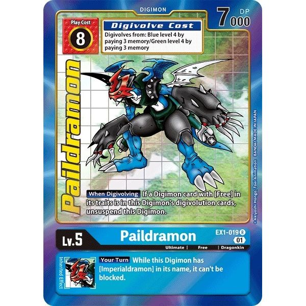 Image for Paildramon (Alternate Art) (EX1-019 R) (EX01) - Digimon Card Game