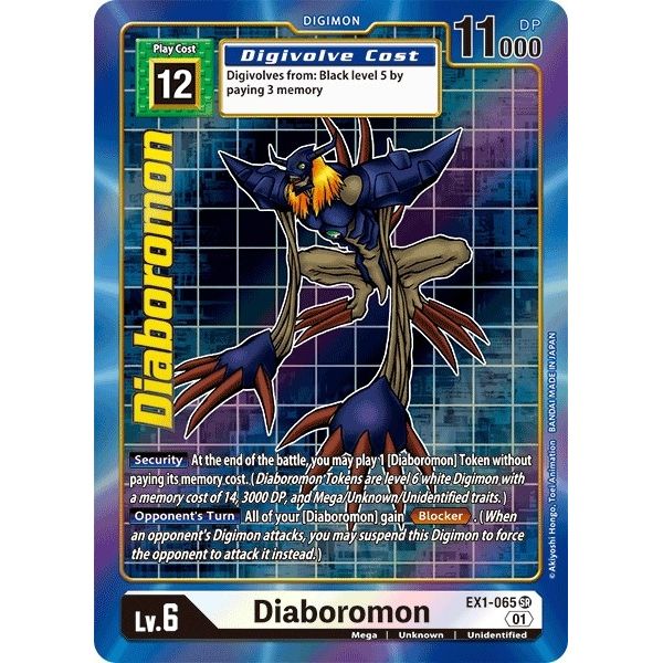 Image for Diaboromon (Alternate Art) (EX1-065 SR) (EX01) - Digimon Card Game