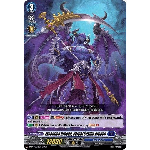 Image for Execution Dragon, Vorpal Scythe Dragon (D-PR/025EN) (D-PR) - Cardfight Vanguard