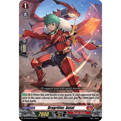 Image for Dragritter, Antal (D-PR/027EN) (D-PR) - Cardfight Vanguard