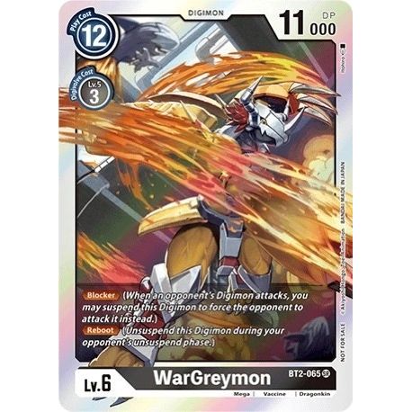 Image for WarGreymon - BT2-065 (Classic Collection) (BT2-065 SR) (BT01-03A) - Digimon Card Game