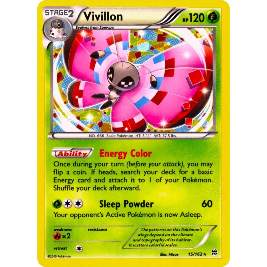 Image for Vivillon - 15/162 (Cosmos Holo) (015/162) (MCAP) - Pokemon