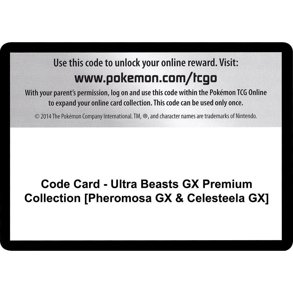 Image for Code Card - Ultra Beasts GX Premium Collection [Pheromosa GX & Celesteela GX] (SM04) - Pokemon