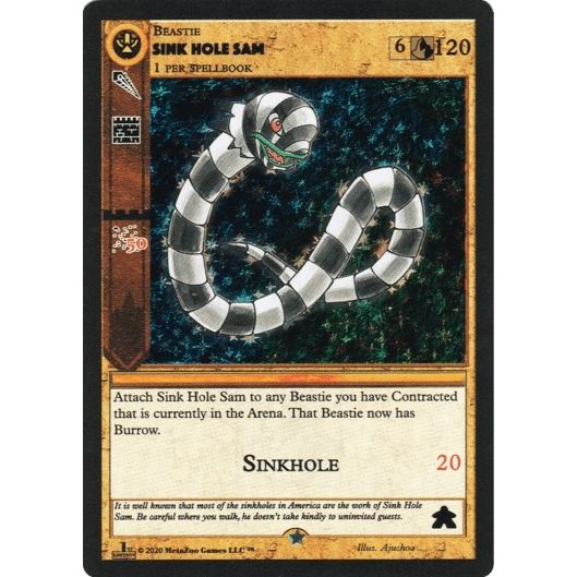 Image for Sink Hole Sam (SAMPLE) - MetaZoo