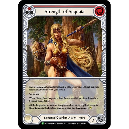 Image for Strength of Sequoia (Red) - LGS078 (LGS078) (PR) - Flesh and Blood TCG