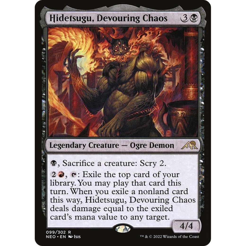 Image for Hidetsugu, Devouring Chaos (99) (NEO) - Magic: The Gathering