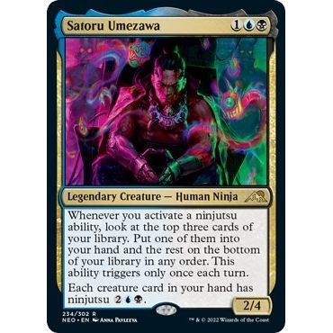 Image for Satoru Umezawa (234) (NEO) - Magic: The Gathering
