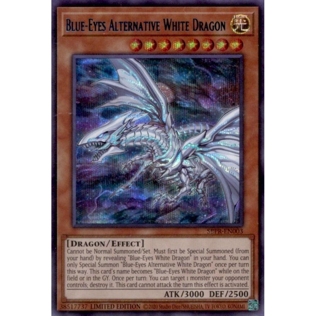 Image for Blue-Eyes Alternative White Dragon (SBPR-EN003) (MISC) - YuGiOh