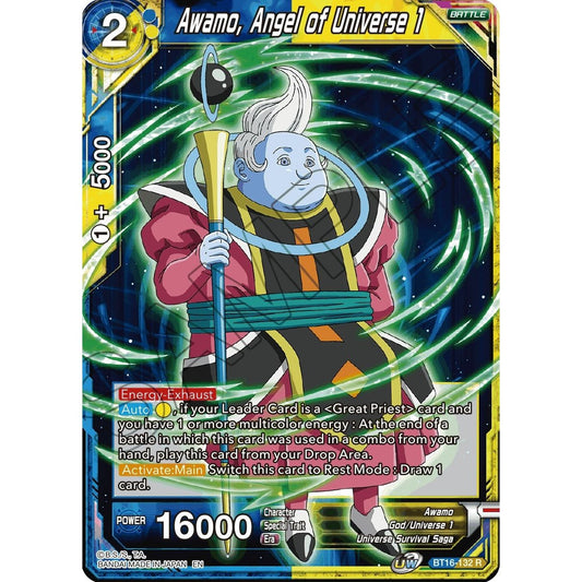Image for Awamo, Angel of Universe 1 (BT16-132) (DBS-B16) - Dragon Ball Super: Masters