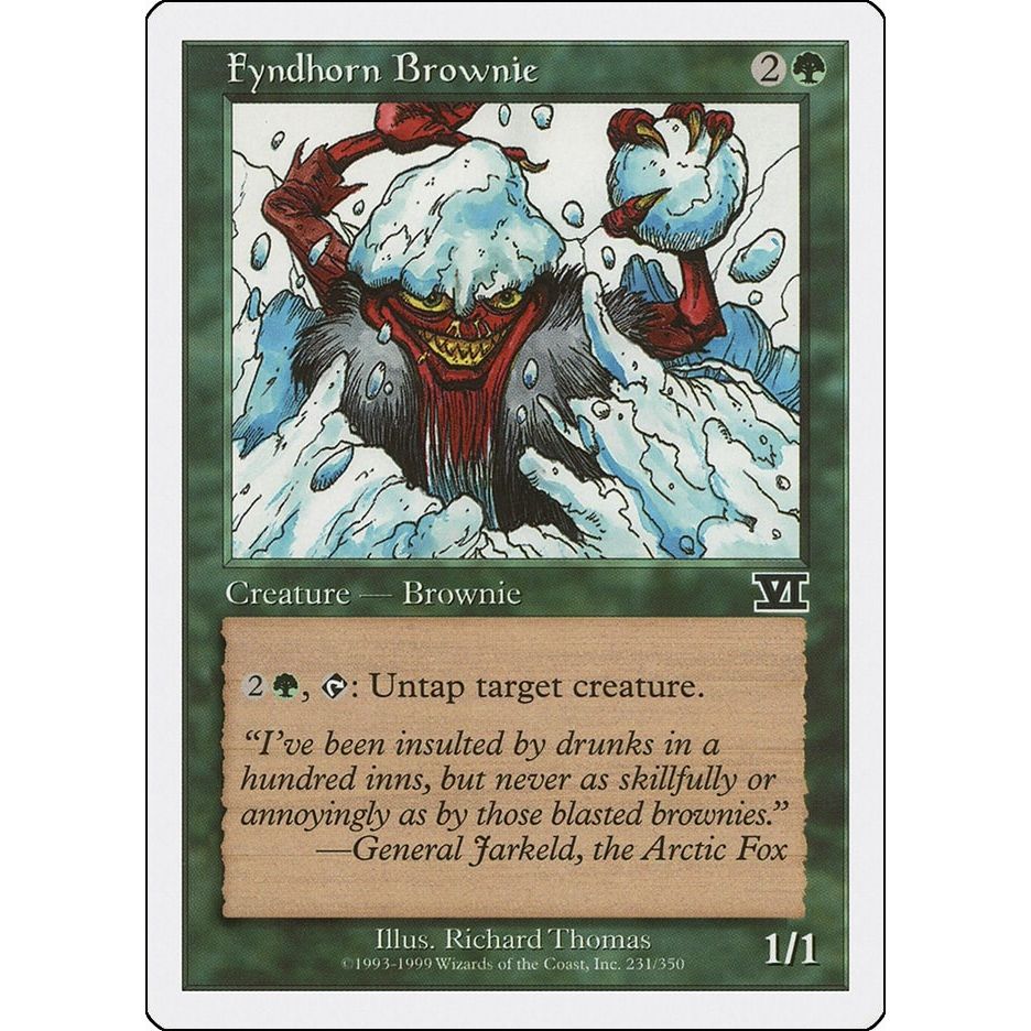Image for Fyndhorn Brownie (231) (6ED) - Magic: The Gathering