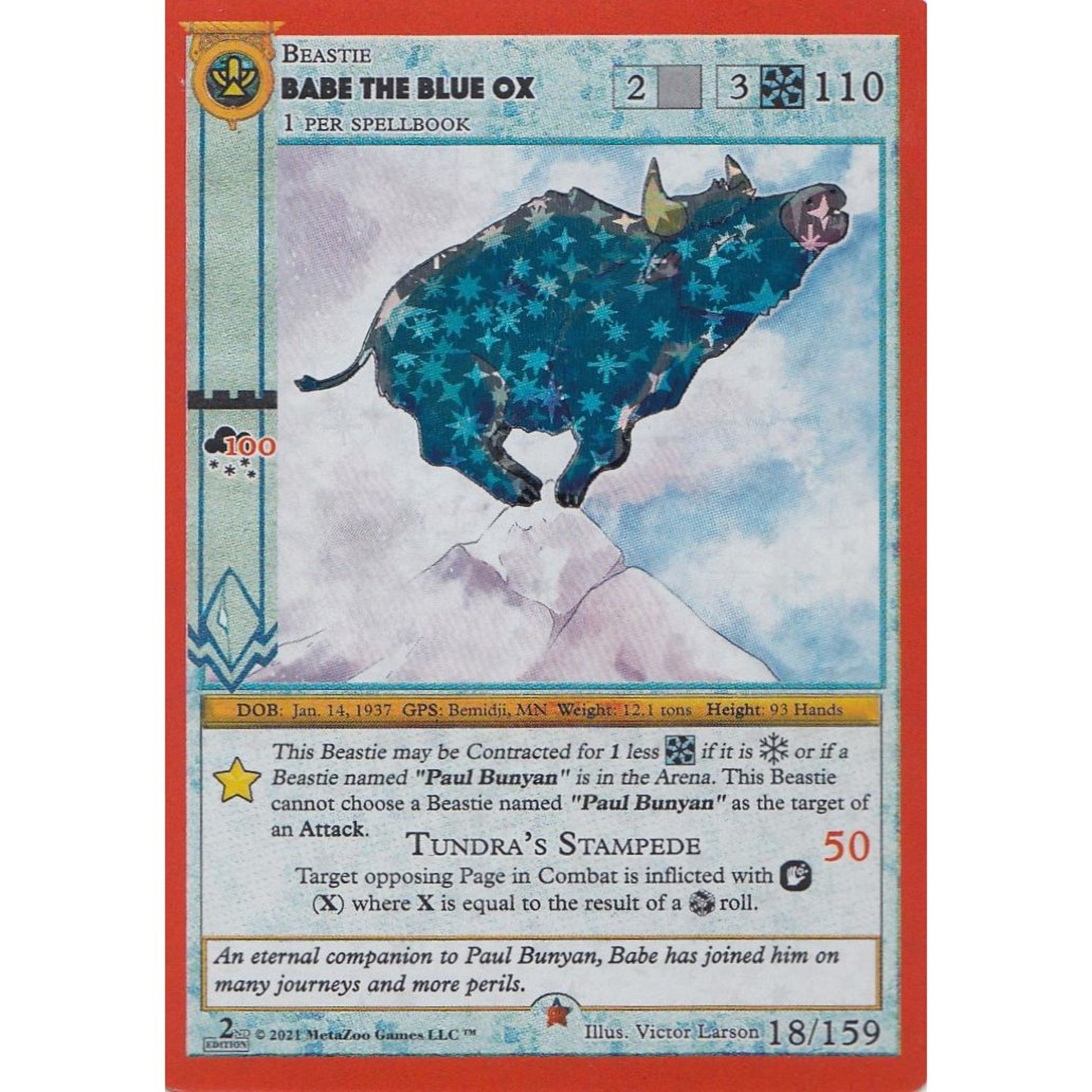 Image for Babe The Blue Ox (18) (CN2E) - MetaZoo