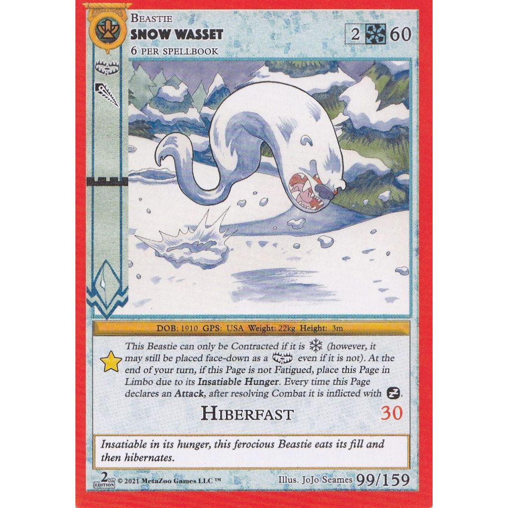 Image for Snow Wasset (99) (CN2E) - MetaZoo
