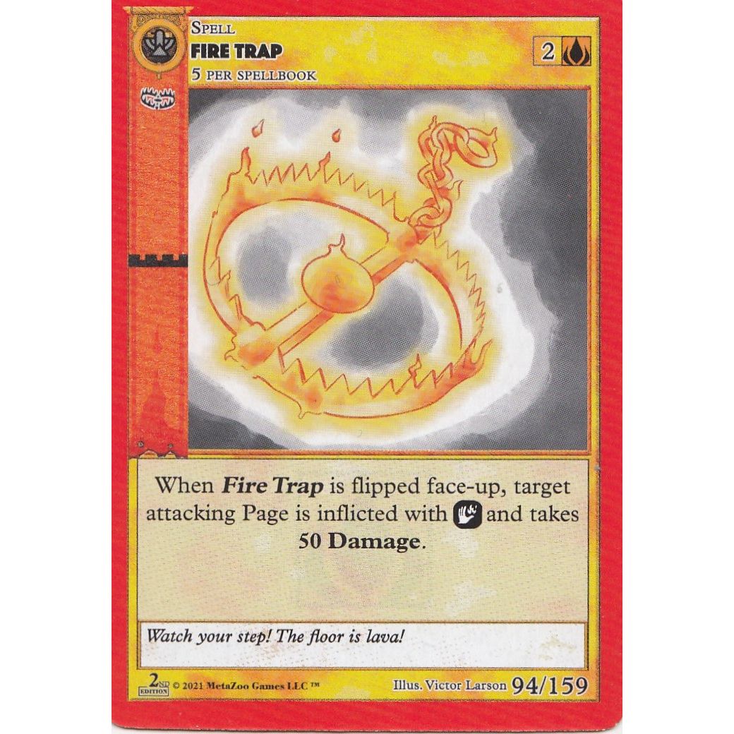 Image for Fire Trap (94) (CN2E) - MetaZoo