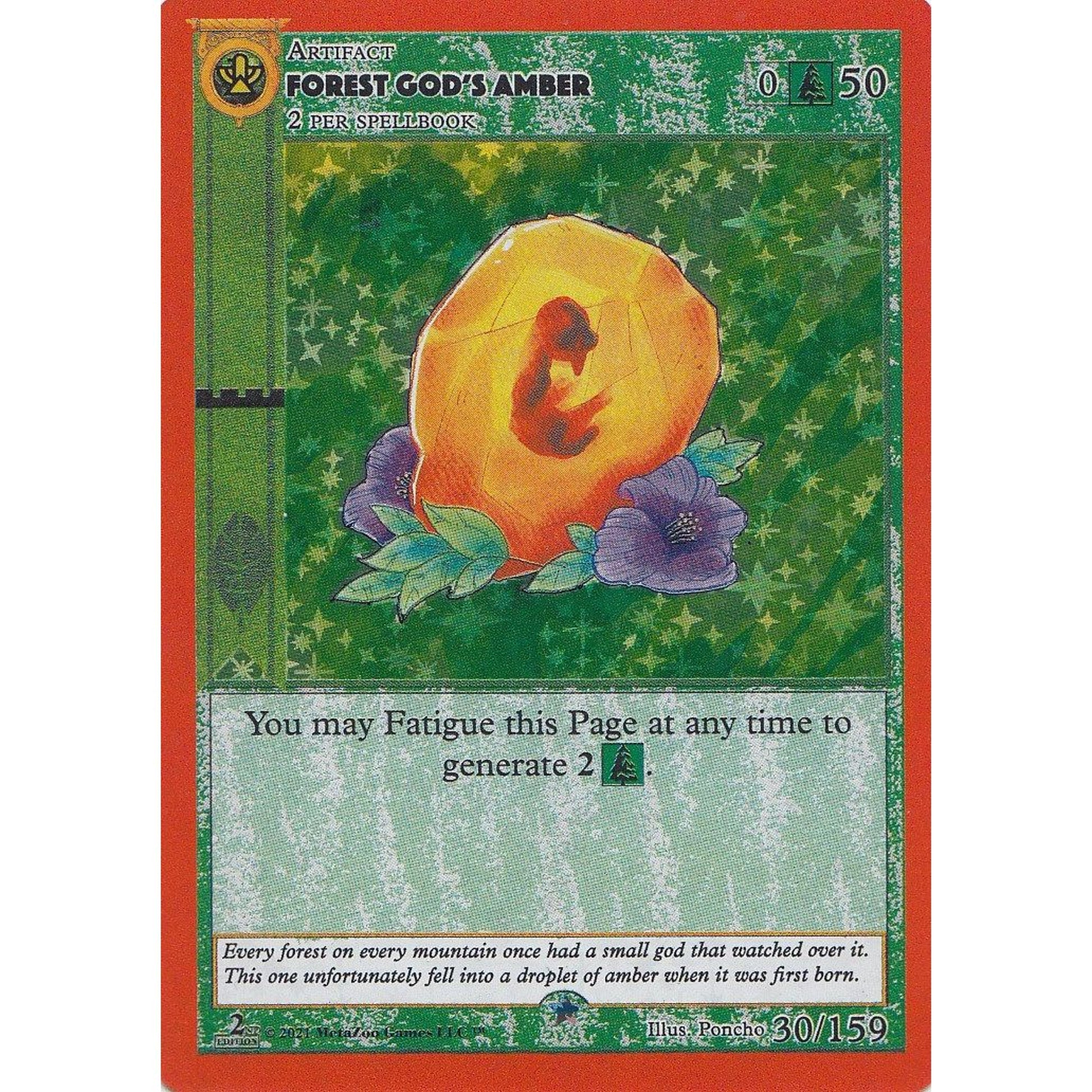 Image for Forest God's Amber (30) (CN2E) - MetaZoo