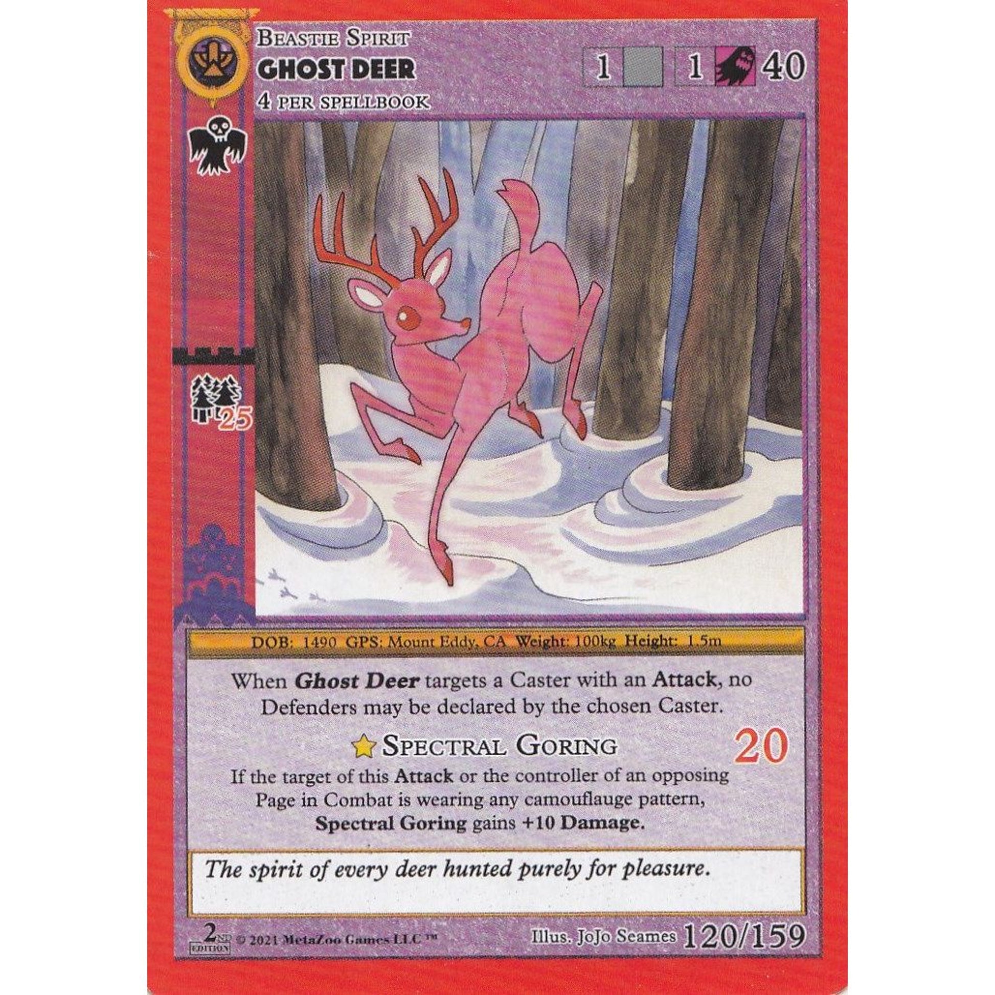 Image for Ghost Deer (120) (CN2E) - MetaZoo