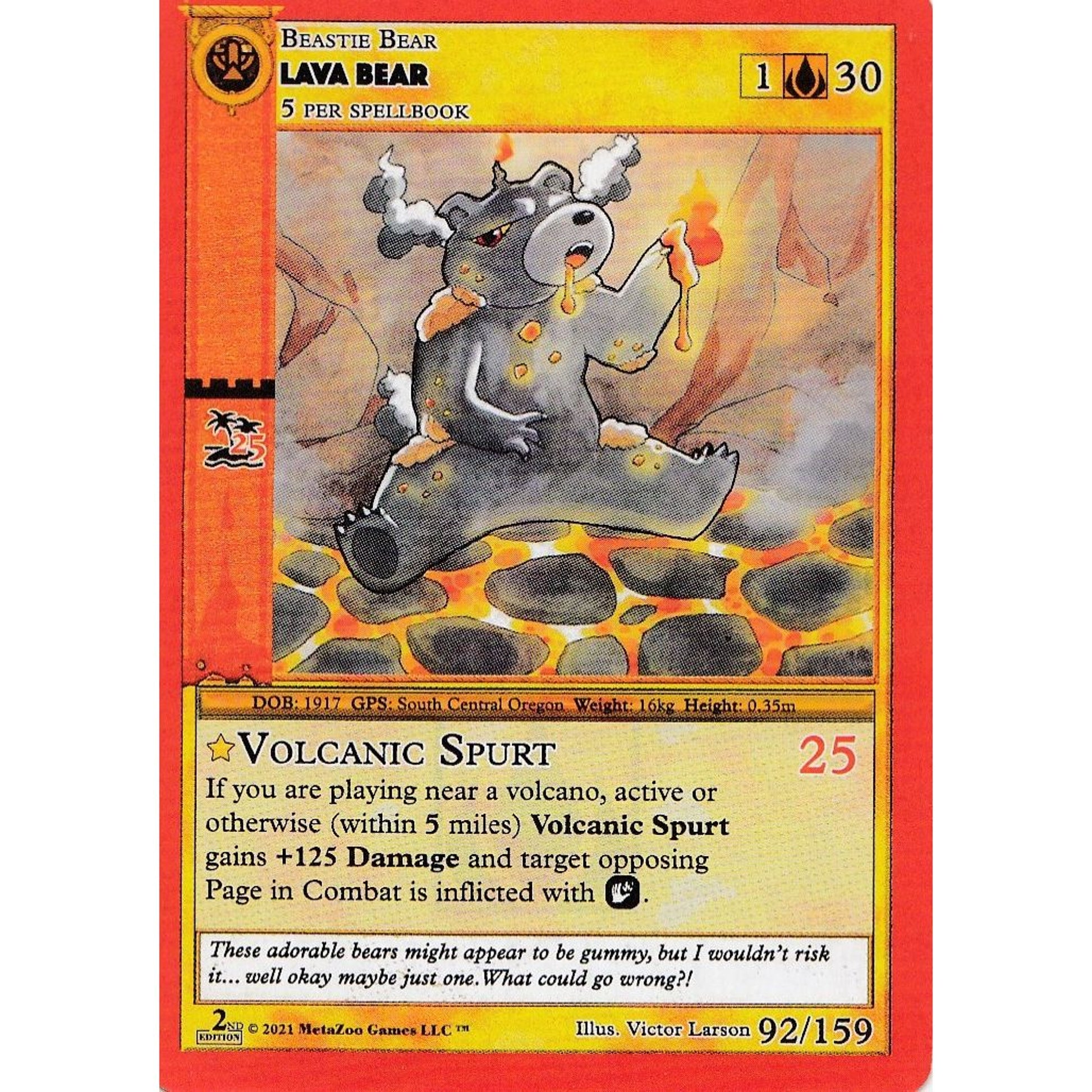 Image for Lava Bear (92) (CN2E) - MetaZoo