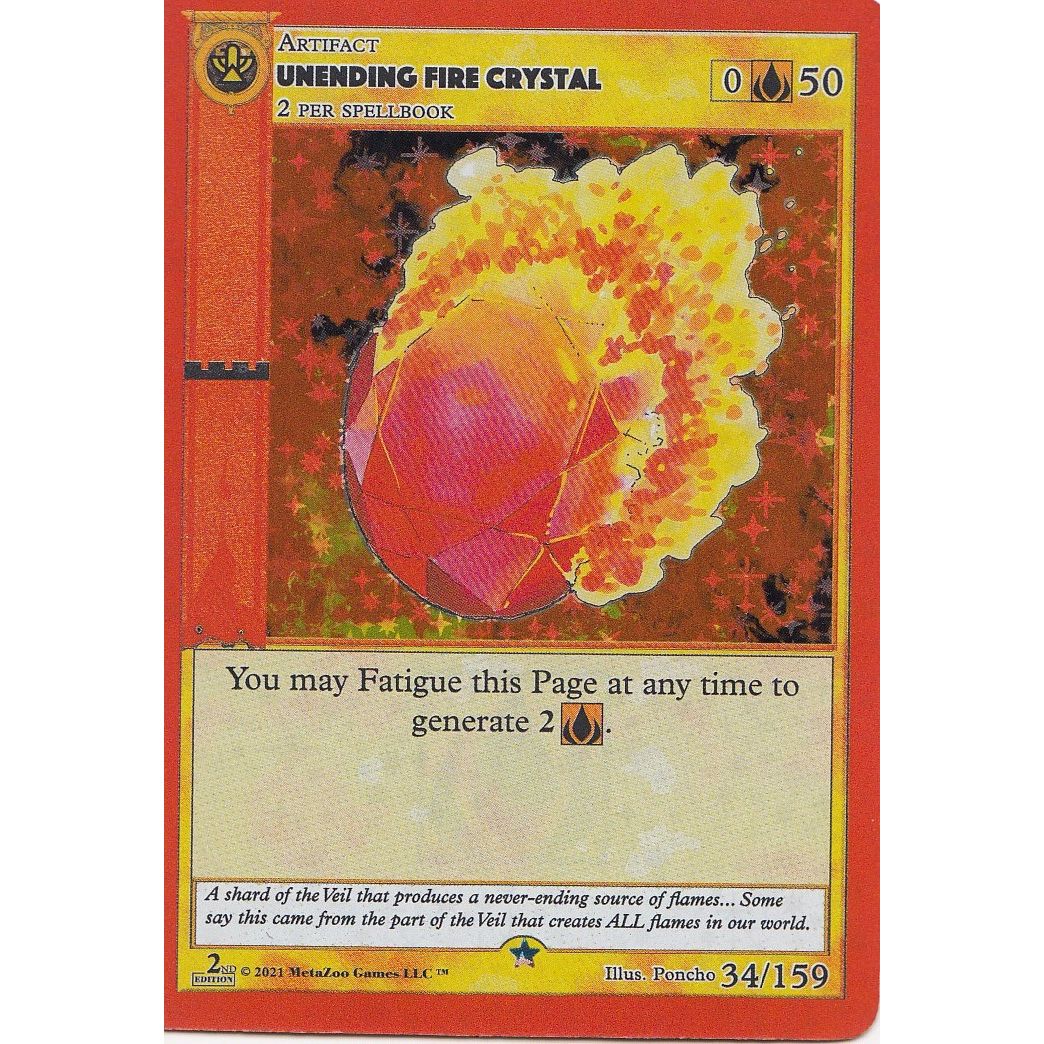 Image for Unending Fire Crystal (34) (CN2E) - MetaZoo