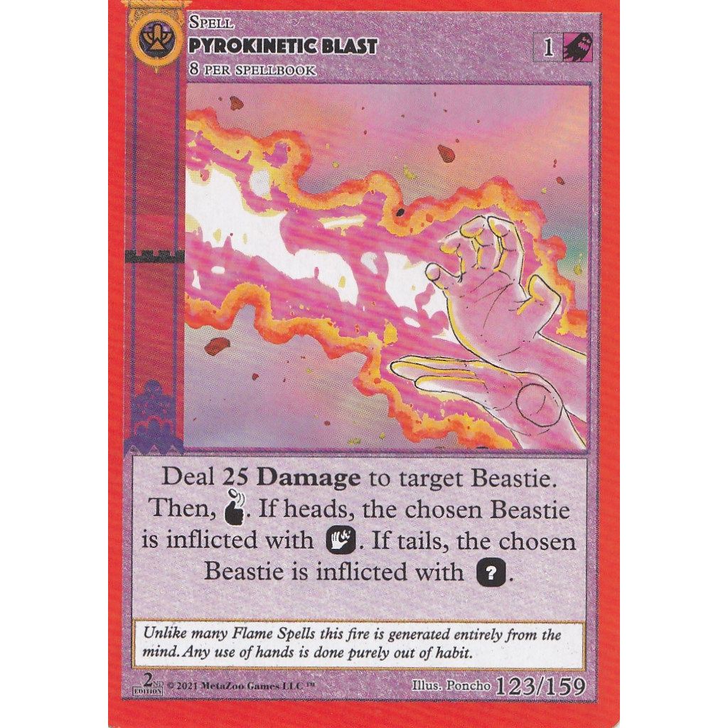 Image for Pyrokinetic Blast (123) (CN2E) - MetaZoo