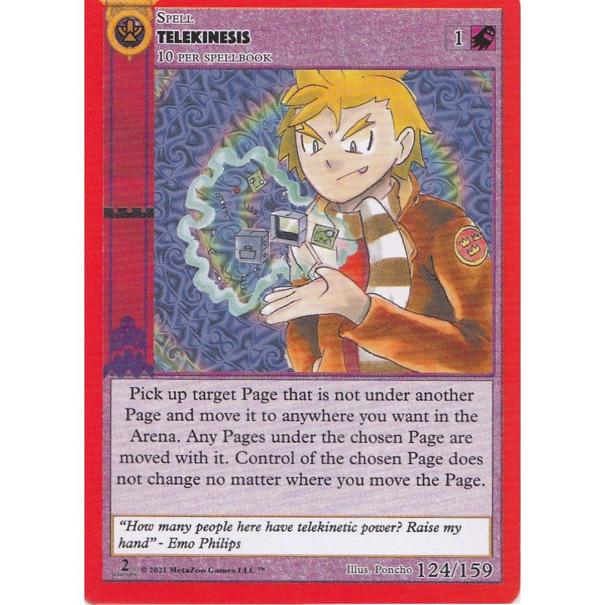 Image for Telekinesis (124) (CN2E) - MetaZoo