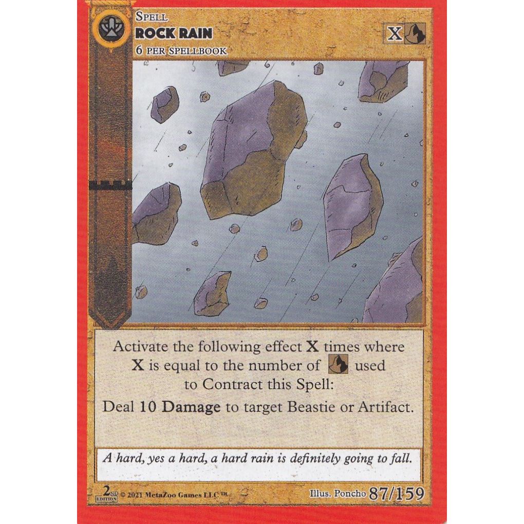 Image for Rock Rain (87) (CN2E) - MetaZoo