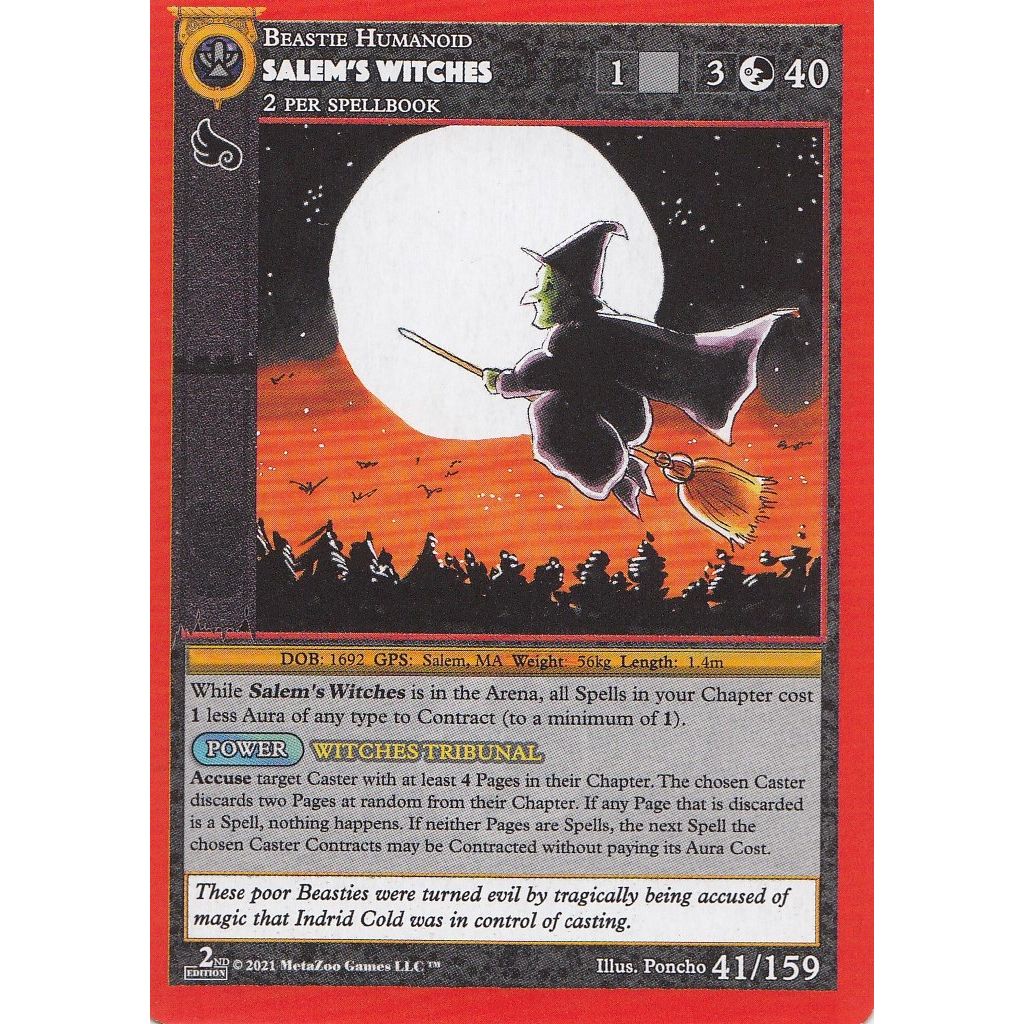Image for Salem's Witches (41) (CN2E) - MetaZoo