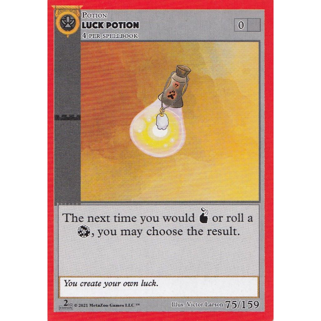 Image for Luck Potion (75) (CN2E) - MetaZoo