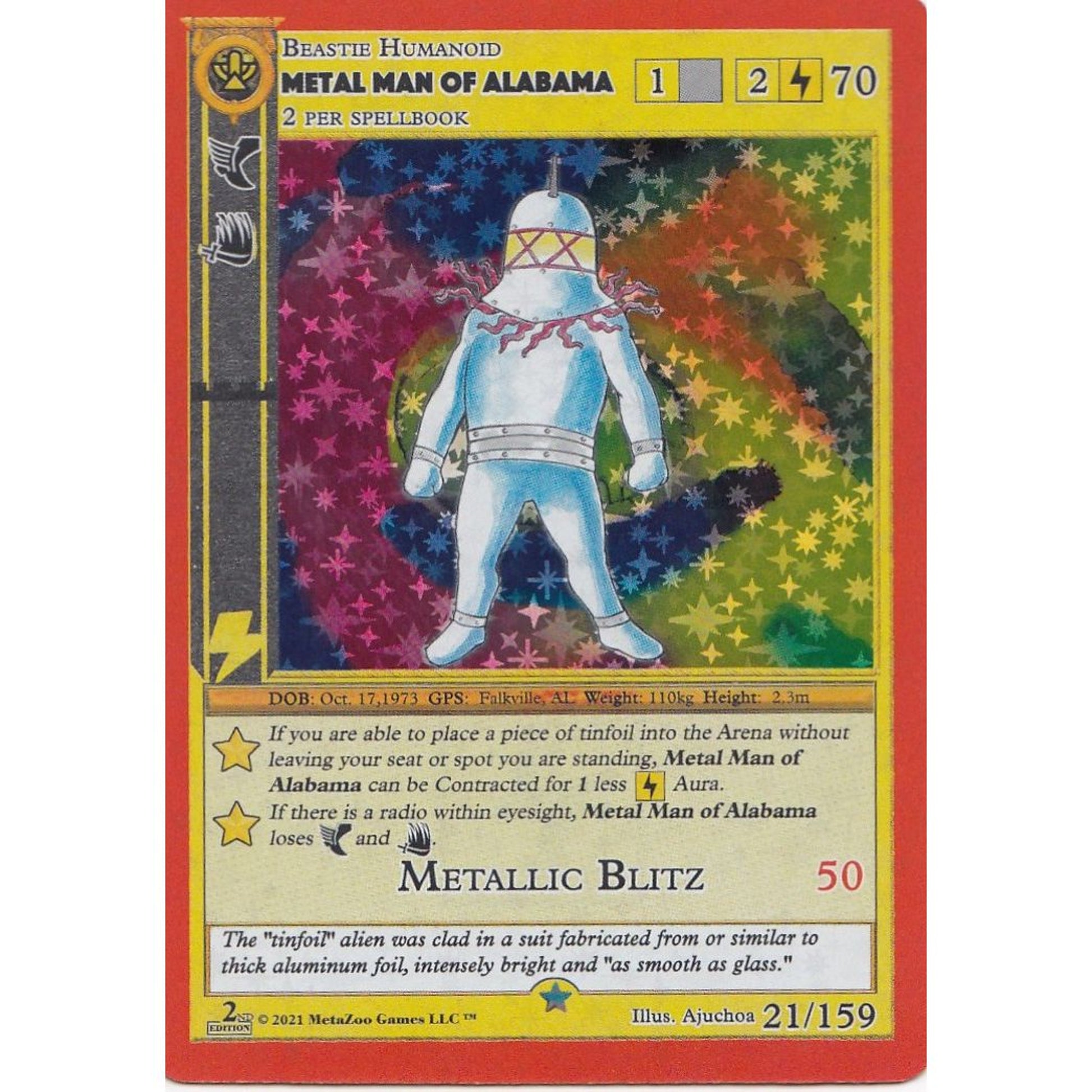 Image for Metal Man of Alabama (21) (CN2E) - MetaZoo