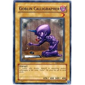 Image for Goblin Calligrapher (DR3-EN004) (DR3) - YuGiOh