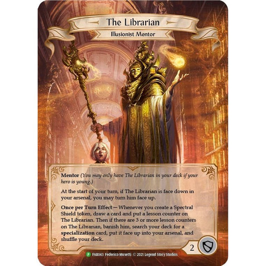 Image for The Librarian - FAB043 (FAB043) (PR) - Flesh and Blood TCG