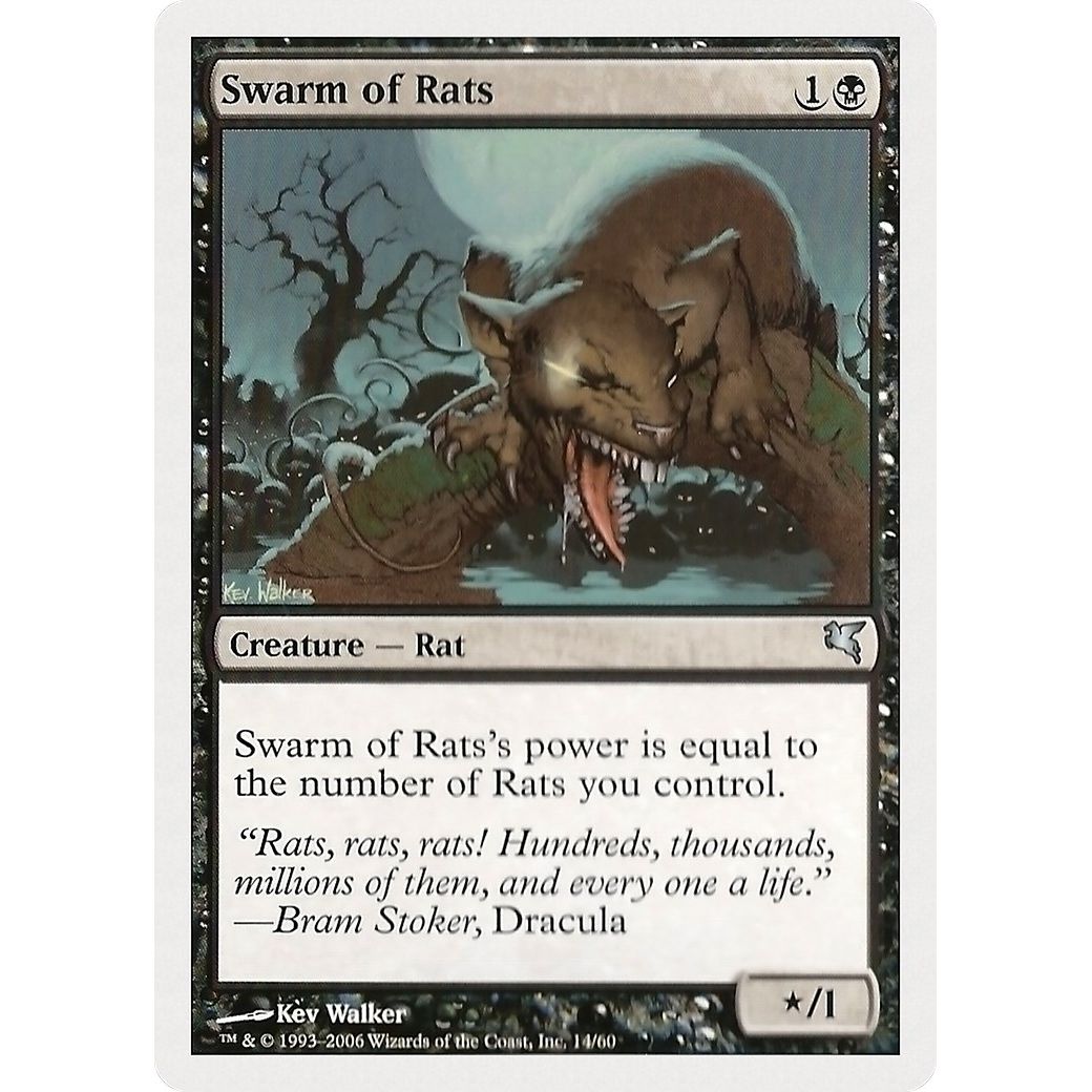 Image for Swarm of Rats (14) (14) (PSAL) - Magic: The Gathering