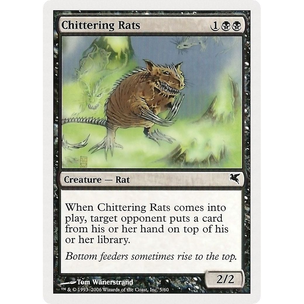 Image for Chittering Rats (5) (5) (PSAL) - Magic: The Gathering