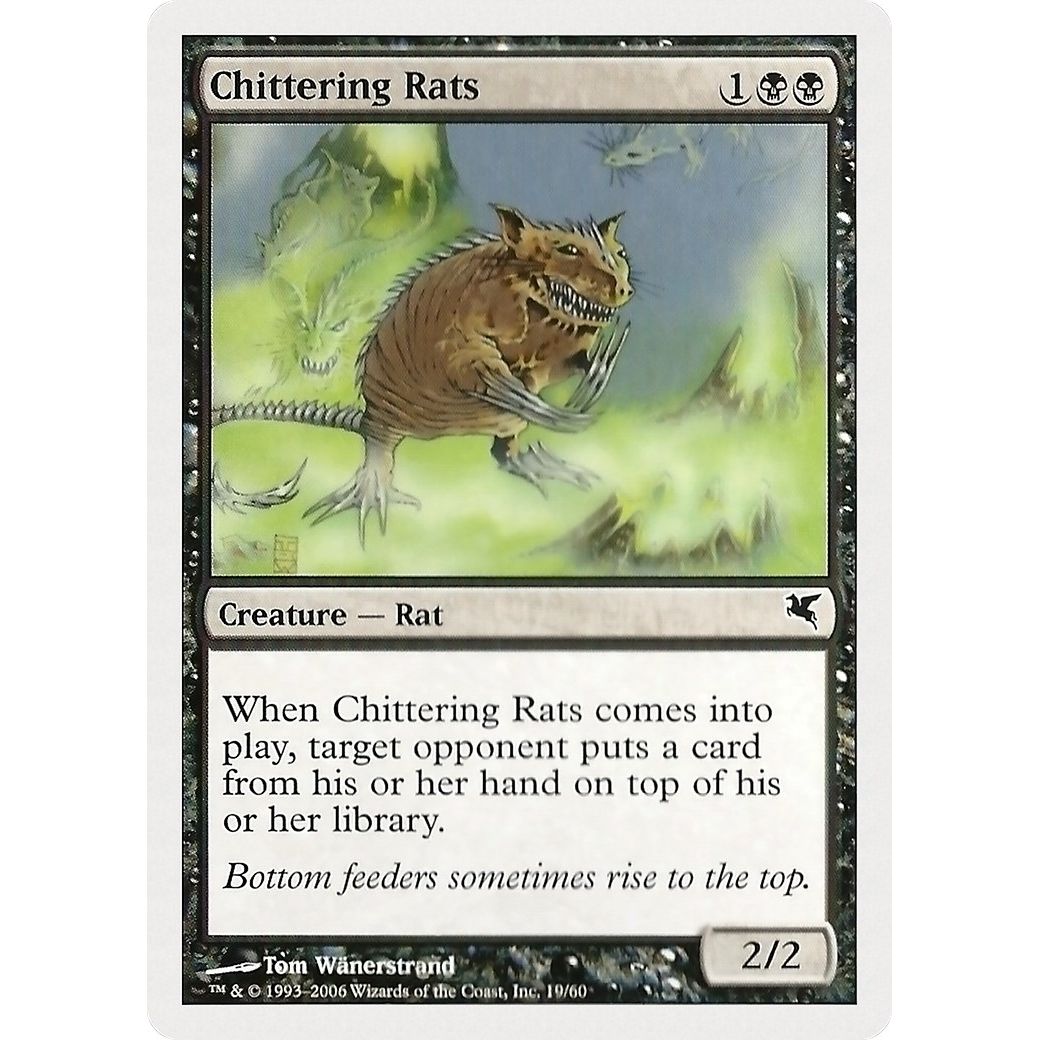 Image for Chittering Rats (19) (19) (PSAL) - Magic: The Gathering