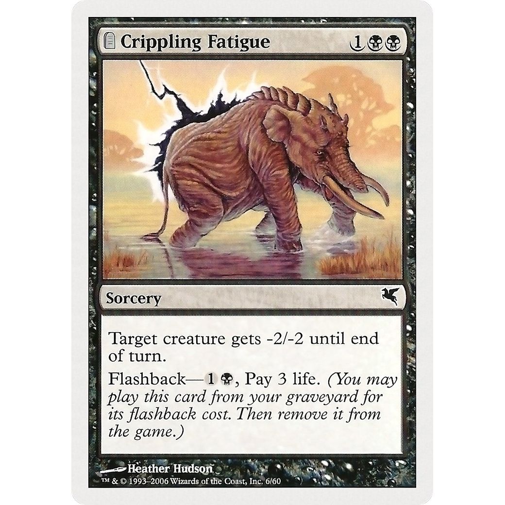 Image for Crippling Fatigue (6) (6) (PSAL) - Magic: The Gathering